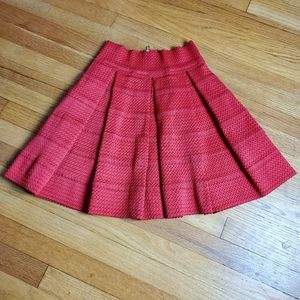 Red Bandage Skater Skirt